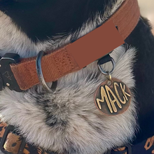 Load image into Gallery viewer, Commission Dog Tag — Human-Grade Dog Jewelry — Copper/Brass
